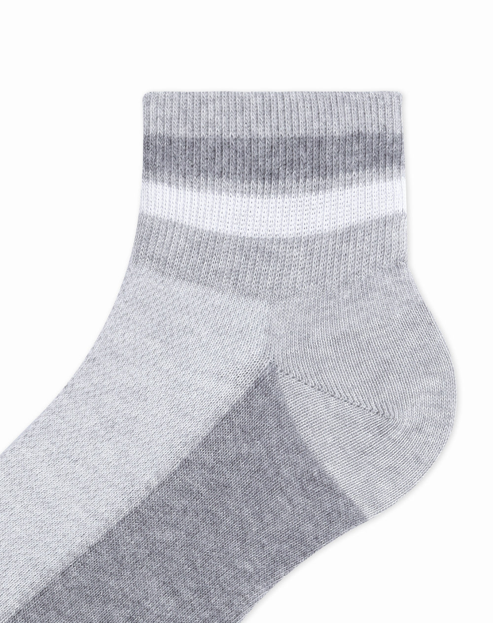 Medias para hombre tobilleras  gris jaspe